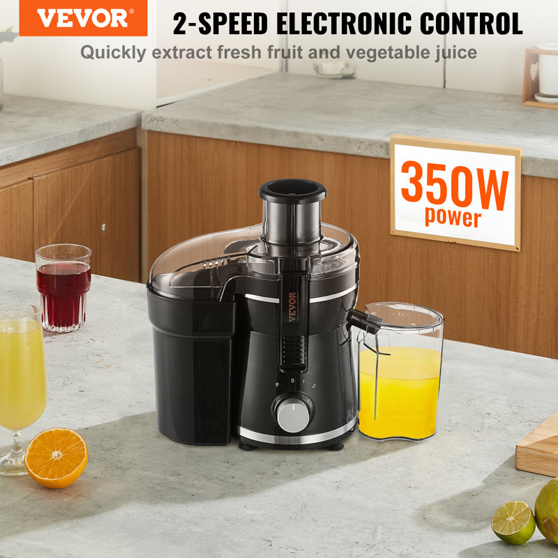VEVOR 350W 2 Speed Centrifugal Juice Extractor Juicer Machine & Reviews
